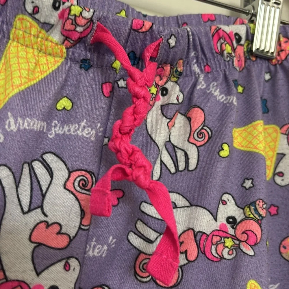 Justice Unicorn Pajama Pants Sz 12 GUC